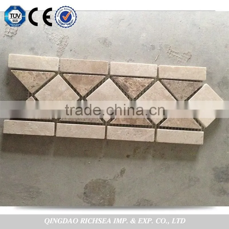 Polished yellow 60*60 travertine tiles