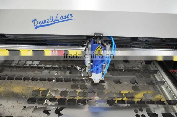 CO2 150/200W acrylic sheet making machine cut thin metal(0.5--2mm ss or cs) and nonmetal(like 25mm acrylic)