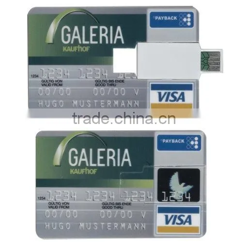 USB card, usb flash memory card, Credit card usb