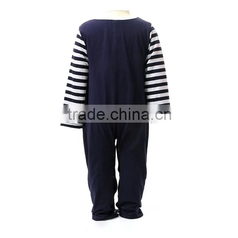 2016 Newborn Baby Cotton bodysuit Kid Boys Clothing baby romper with bowtie