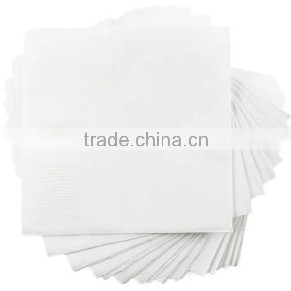 Beverage Napkins - Small (5 x 5 in) - White - 50 Napkins per Pack