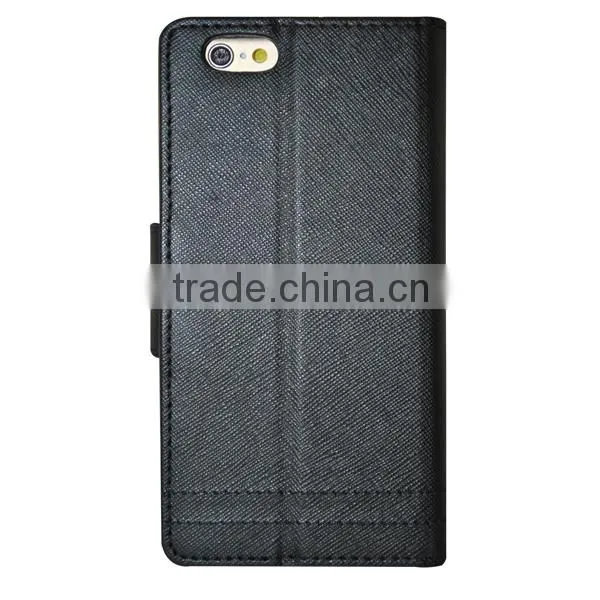 Luxury smart phone wallet style new coming high qualtiy leather case for iphone6 plus