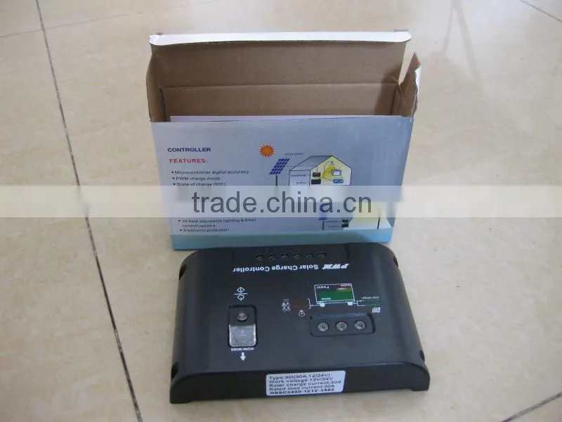 10A 20a 30A PWM LED solar charge controller street light solar charge controller