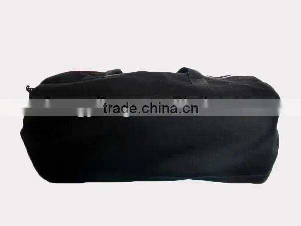 Manufacturer black knit travel sport tote bag with customize logo