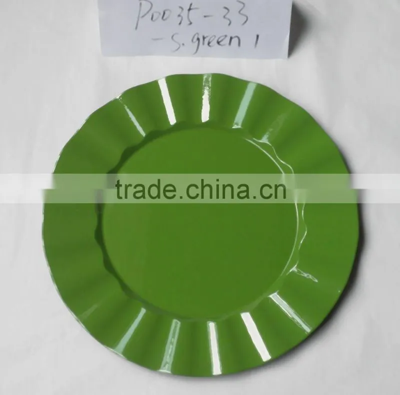 Plastic Charger plates wholesale