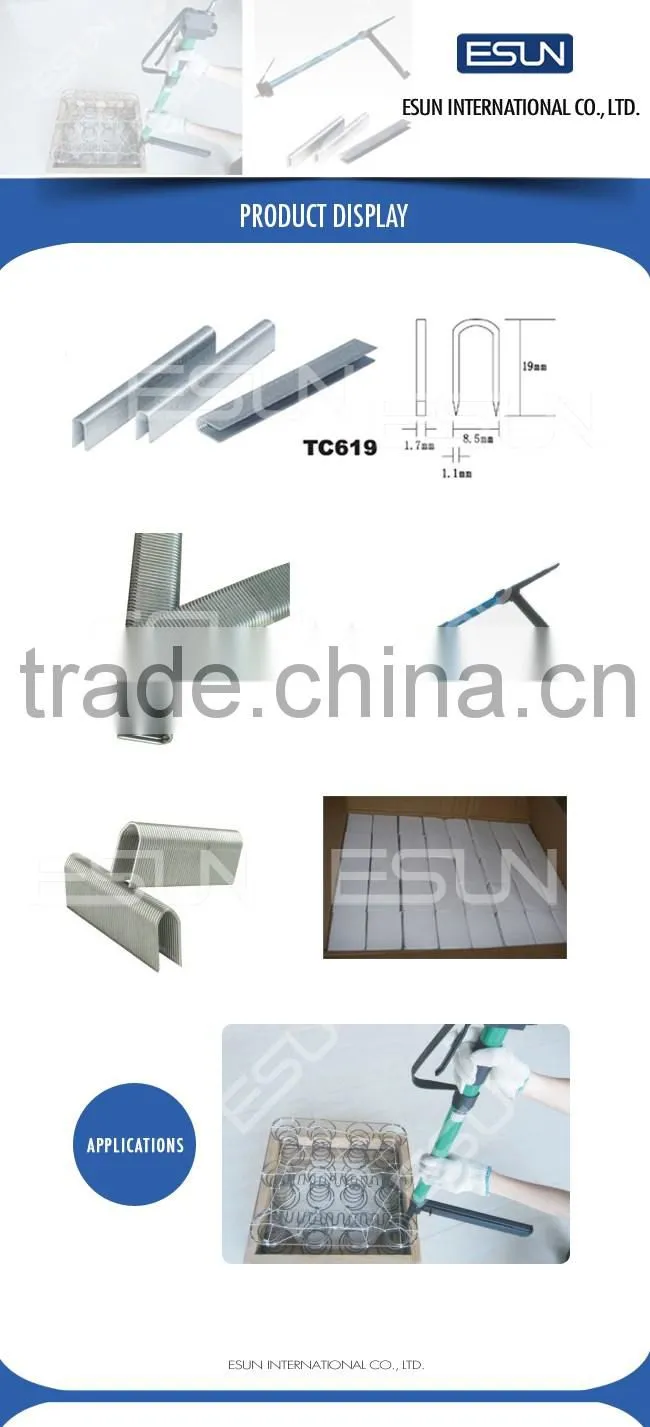 TC-619 Mattress Clips and Staples