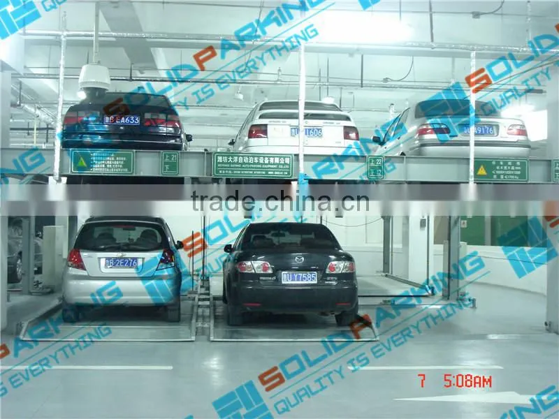 Perfect parking solution PLC Controll Vertical Rotary Hyrailic Smart Car Parking Lift