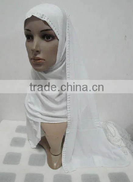 H066 latest muslim hijab with shawl
