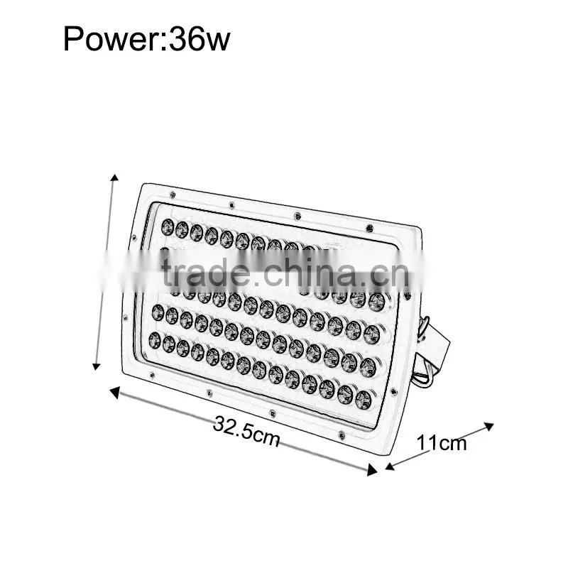 IP65 super bright 136w led floodlight/outdoor led flood light,50w led flood light for garden/parking lots/building