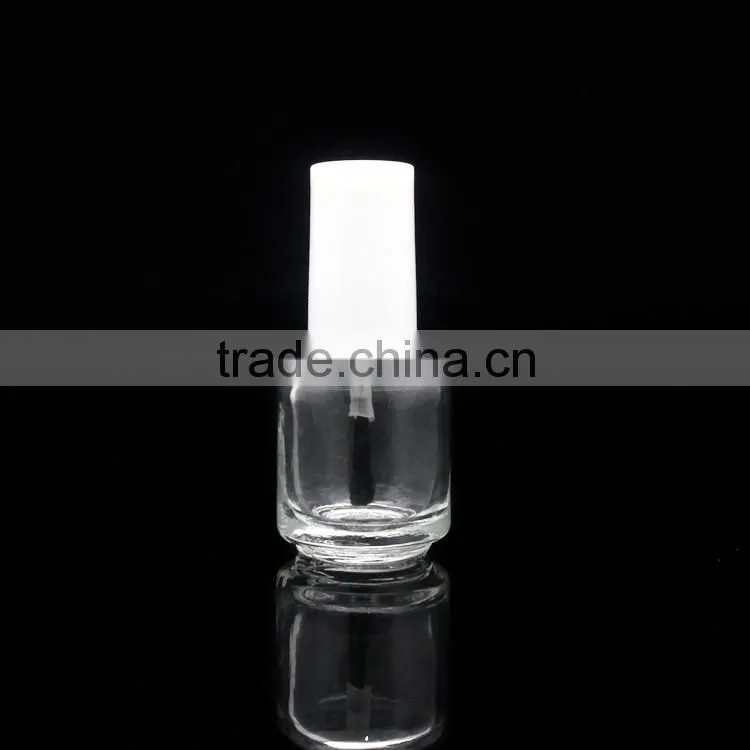 7ml empty small glass bottle nail polish glass bottle with brush