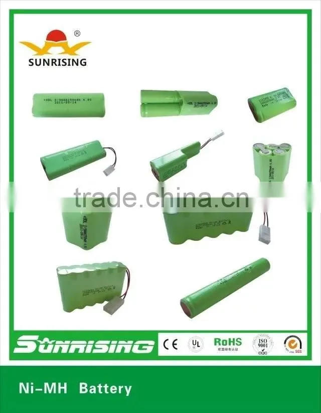 2.4V AA2000 Ni-mh rechargeable battery