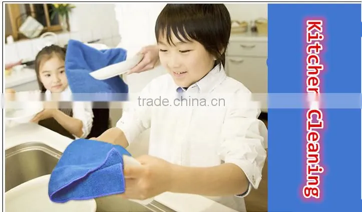 wholesale cheap microfiber cleaning cloth for kitchen