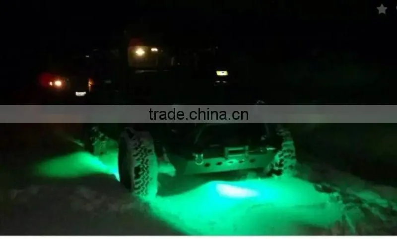 Newest best 9w led rock light RGB truck light 6000k offroad led road light for UTV