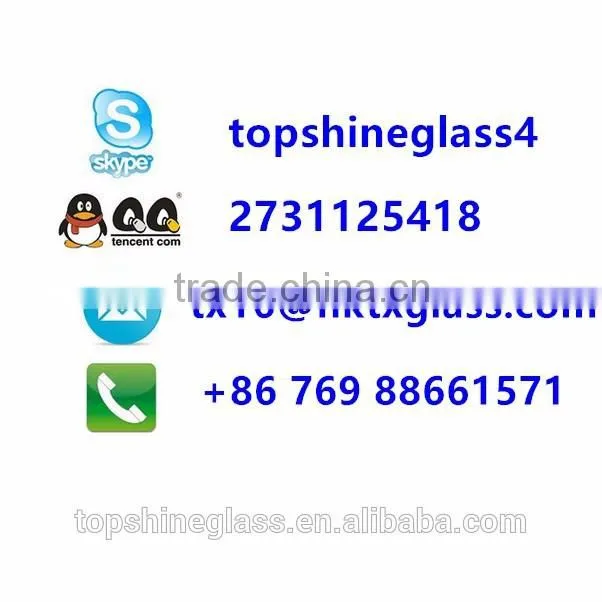 Laminated glass price for stair with tempered