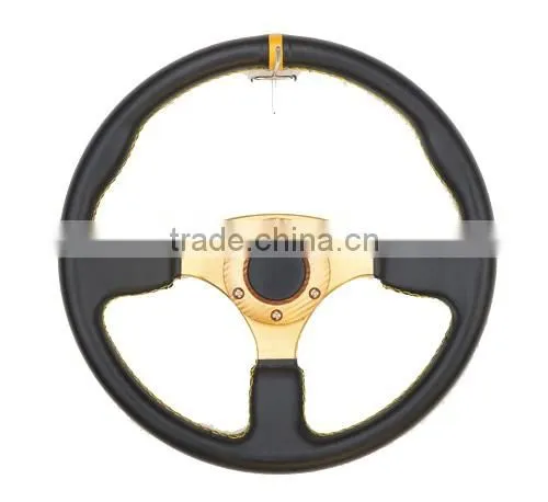 Racing leather steering wheel