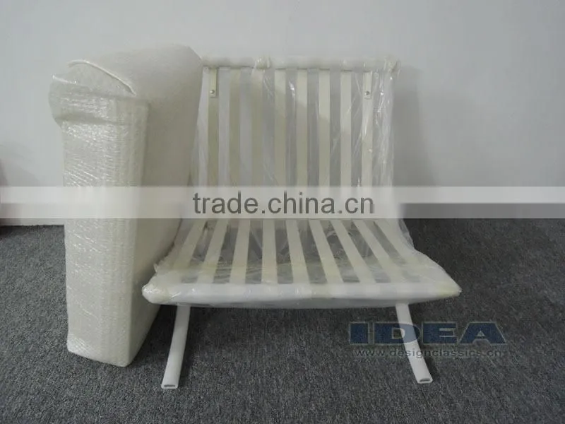 DC2001 Replica Mies Van Der Rohe Barcelona Chair - Cream White