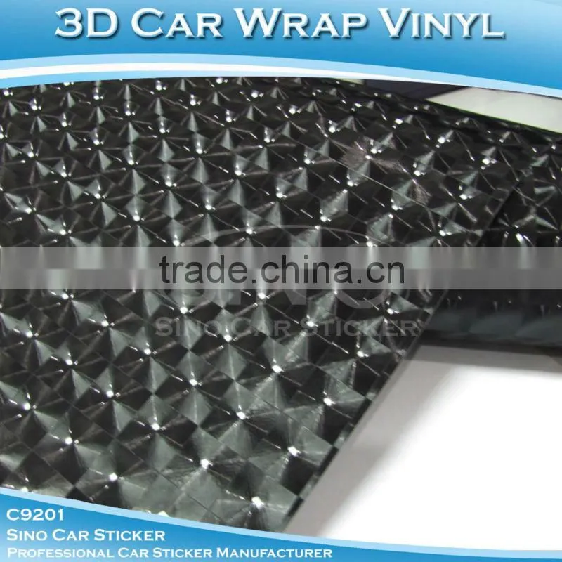 SINO Hot Sale Air Bubble Free Self Adhesive Film 3D Cat Eyes Car Vinyl