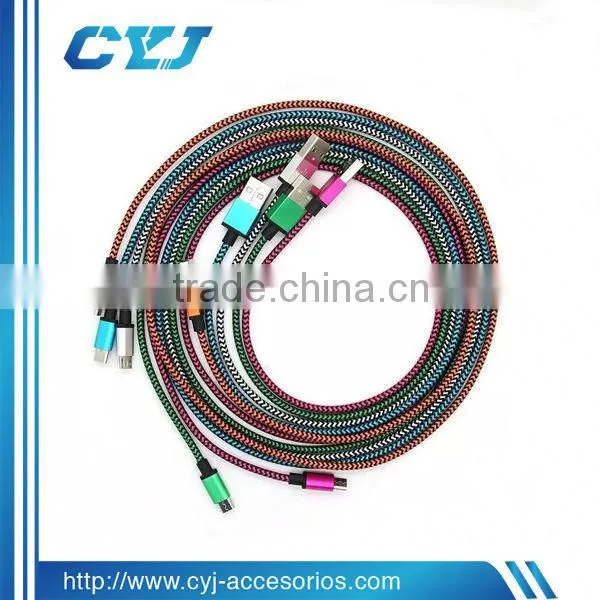 metal casing endurable usb charging cable