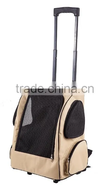 Rolling Backpack Luggage on Wheels with mat