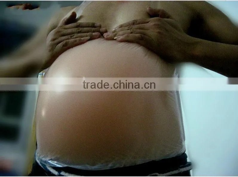 different sizes100% medical Artificial Baby Tummy, Belly Silicone Pregnant Belly|Fake Baby Belly