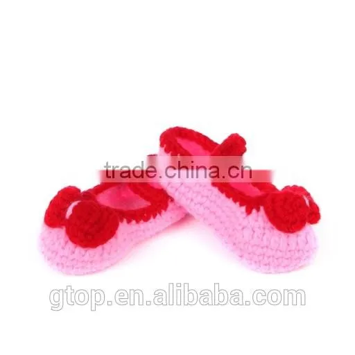 Wholesale Baby Handmade Crochet Shoes Supplier for 1-10 months old S-0010