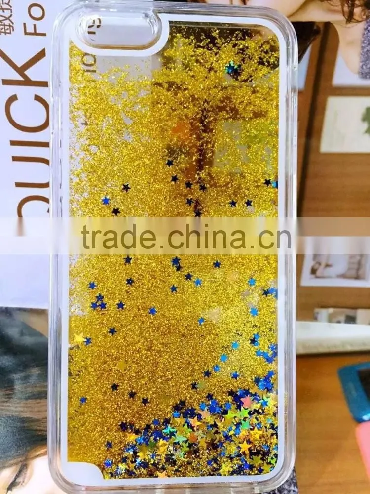 Factory Cheap Design Bling Bling TPU PC Combo Case For Iphone 6