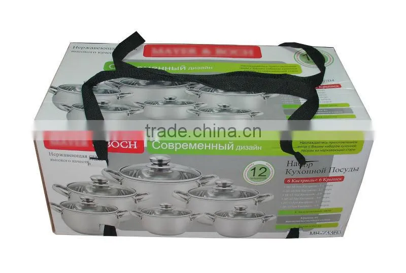 wholesale stainless steel precise heat cookware /professional cookware