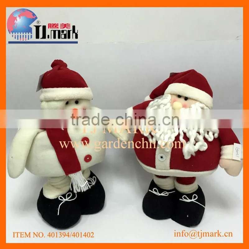 CHRISTMAS STRETCH PLUSH SANTA DOLLS