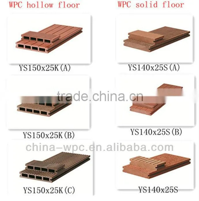 Wood outdoor decking