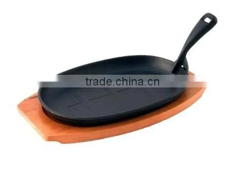 cast iron steak fried pan