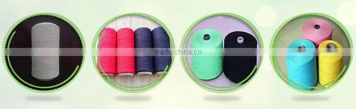 2015 Trade Assurance waxed cotton yarn for name brand hand knit socks knitting light grey color 8s to 24s