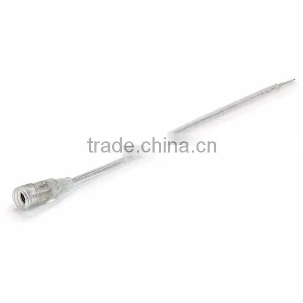 5.5*2.1mm Female & Male Transparent Waterproof DC Power Connector Wire Cable Cord For LED Strip