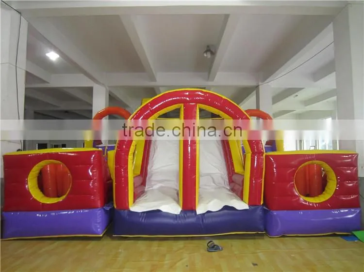 Gaint 2016 fashionable outdoor inflatable obstacle course for sale