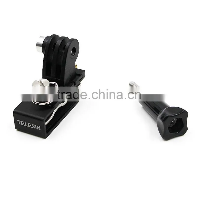Multiple funtional Aluminum Alloy Hat clip mount for Xiaomi Yi 4K, Backpack clip mount for Xiaoyi