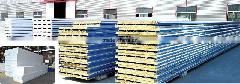 high quality sandwich panel, roof panel, Huijin building material supplier