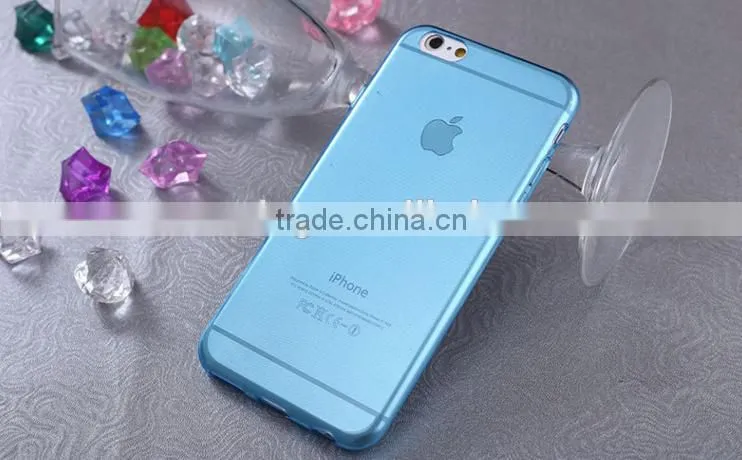 Transparent wholesale soft tpu case for iphone 6