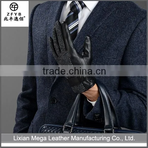 China wholesale custom Men'S Wearing Leather Gloves