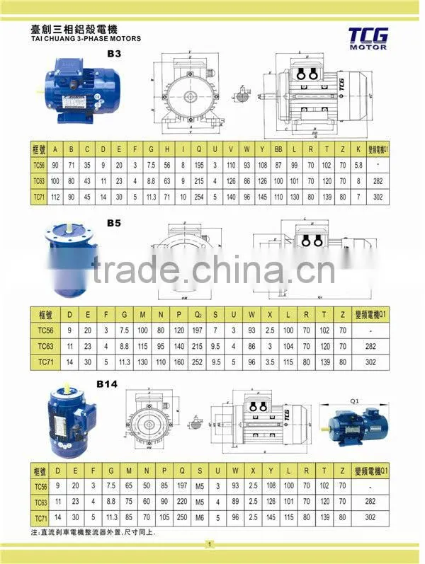 4Poles NMRV Worm Gear Motor Alumiunum housing