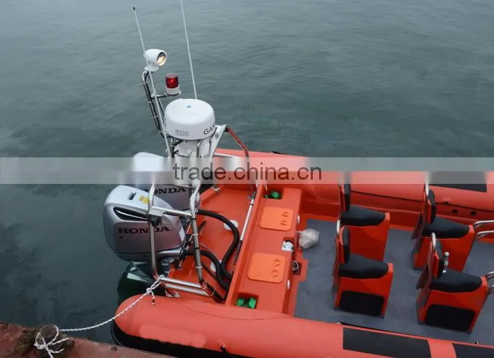 2016 NEW MODEL SAR RIB BOAT 1000 RESCURE BOAT RIGID INFLATABLE BOAT