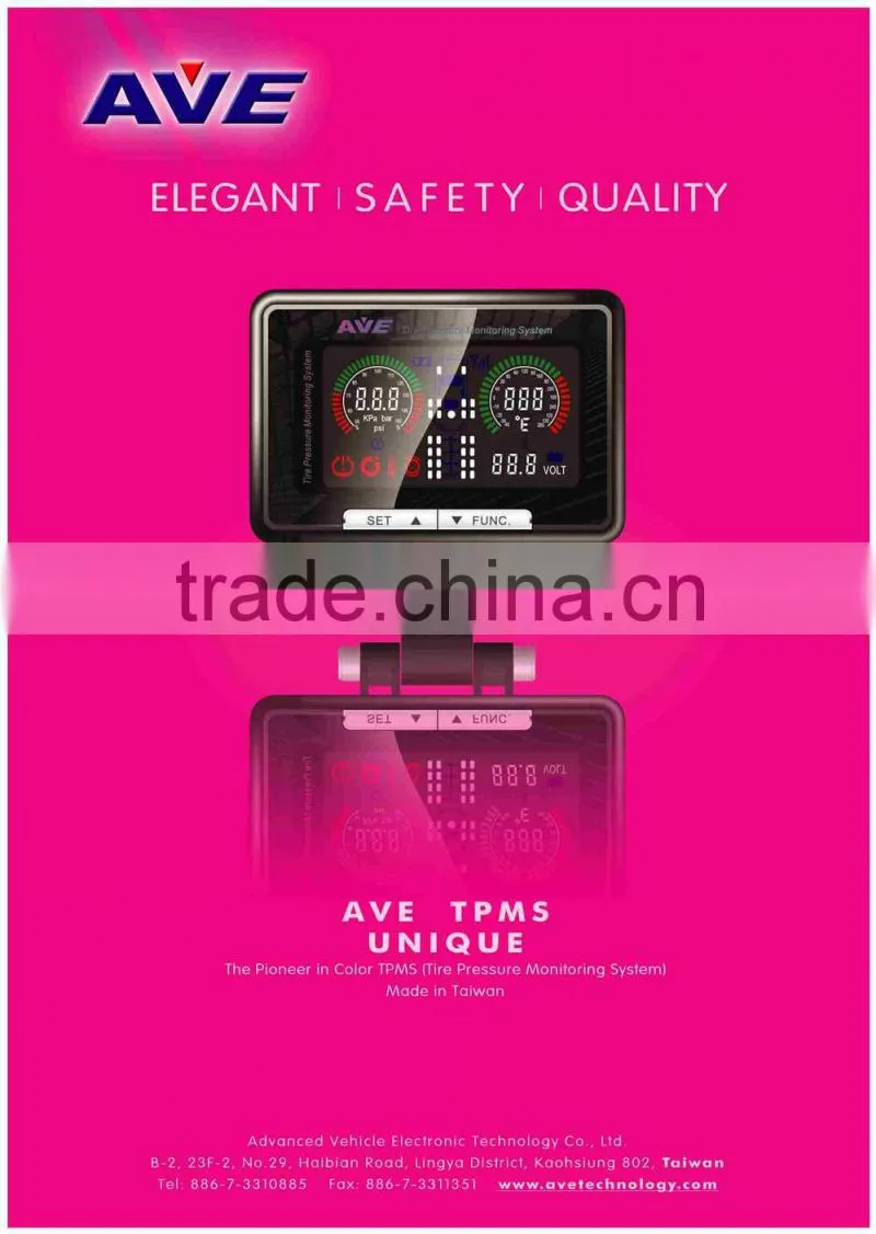 AVE TPMS OE Products Connect to your TFT LCD