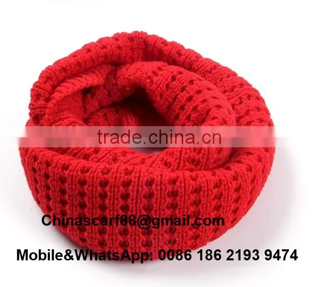 Cheap hollow knitted wool scarves wholesale