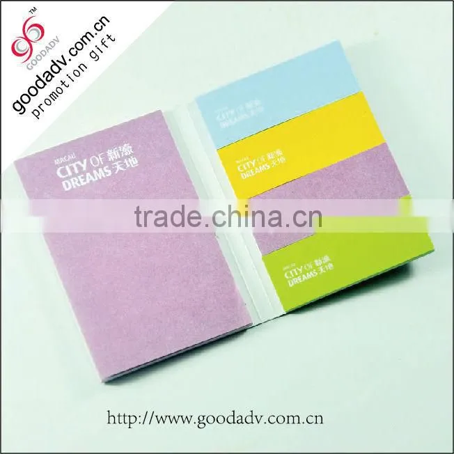 Beautiful design colorful custom tear-off calendar/notepad printing