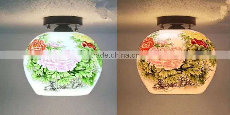 Chinese style wood crafts mode led living room ceiling lighting
