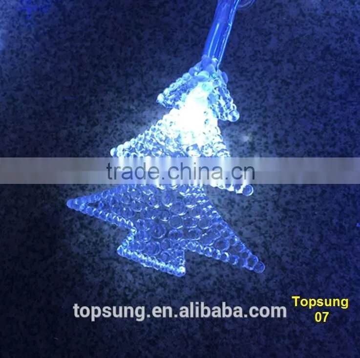 Strong PVC 68 leds white outdoor string lighting for outdoor