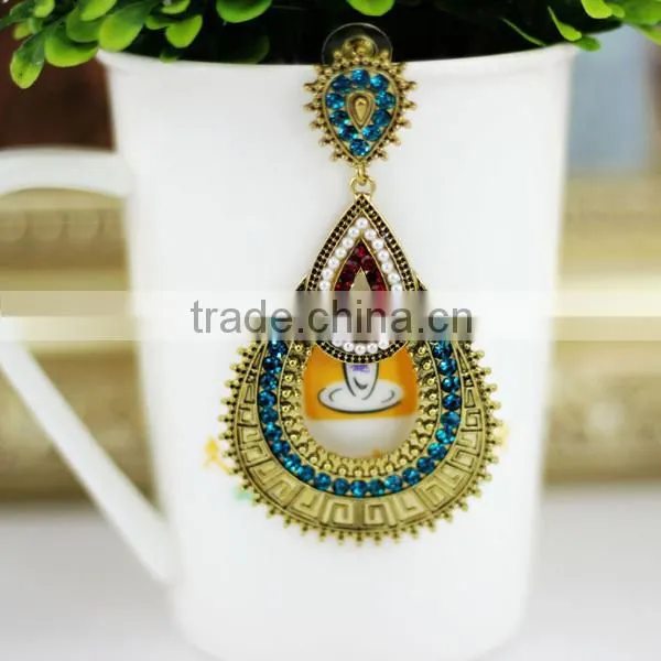 yiwu antique hanging bali dubai gold jewelry earring