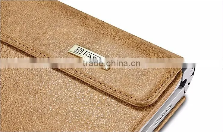 ICARER Genuine Leather Case for Microsoft Surface Book Flip Cover with Stand Function Shenzhou Series