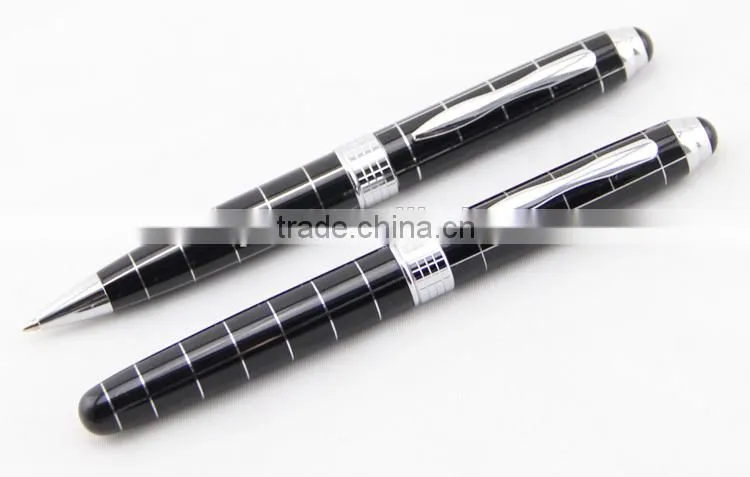 factory supply high quality black metal pen/pen set/metal pen set