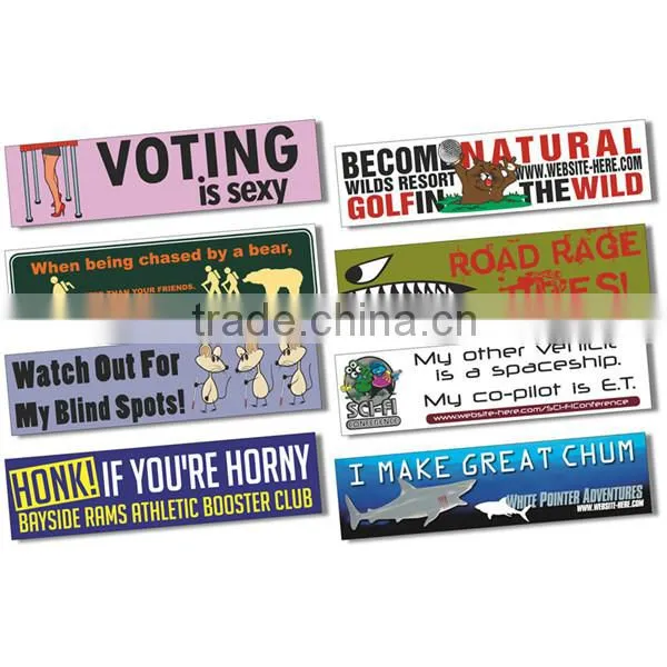 advertising magnetic car sticker/vehicle stickers/promotional item gift/car sign