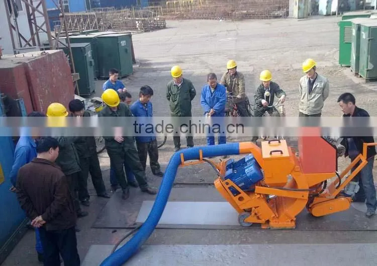 Bridge/plate shot blasting rust cleaning machine