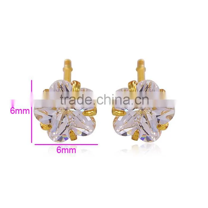 xuping fashion 24K gold color earring for women